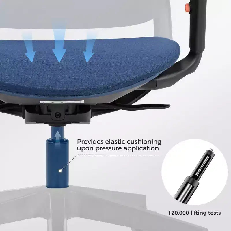 EUREKA ERGONOMIC,Skylar, Chaise de bureau moderne en maille