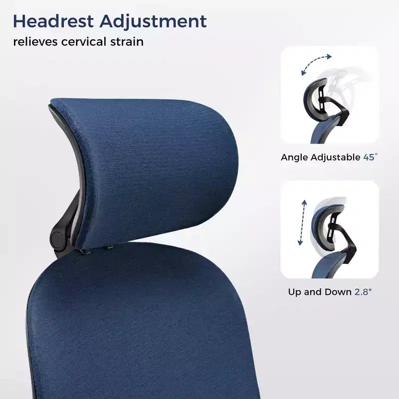 EUREKA ERGONOMIC,Skylar, Chaise de bureau moderne en maille