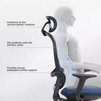 EUREKA ERGONOMIC,Skylar, Chaise de bureau moderne en maille