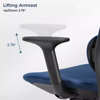 EUREKA ERGONOMIC,Skylar, Chaise de bureau moderne en maille