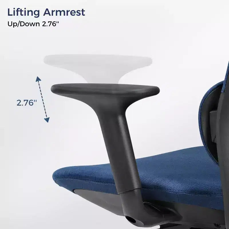 EUREKA ERGONOMIC,Skylar, Chaise de bureau moderne en maille