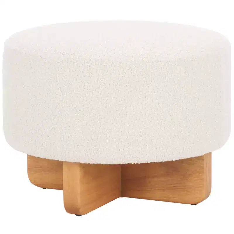 Pouf rond Riah Boucle - OTT4504 - Safavieh