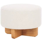 Pouf rond Riah Boucle - OTT4504 - Safavieh