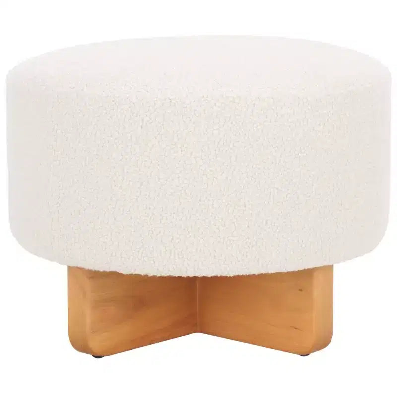 Pouf rond Riah Boucle - OTT4504 - Safavieh