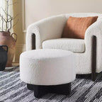 Pouf rond Riah Boucle - OTT4504 - Safavieh
