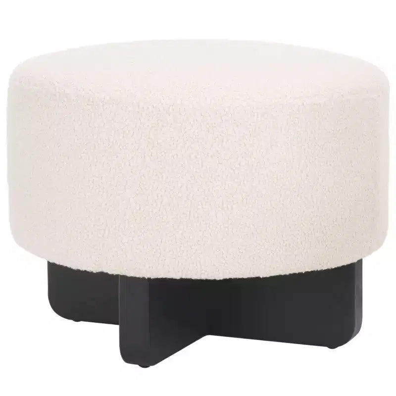 Pouf rond Riah Boucle - OTT4504 - Safavieh