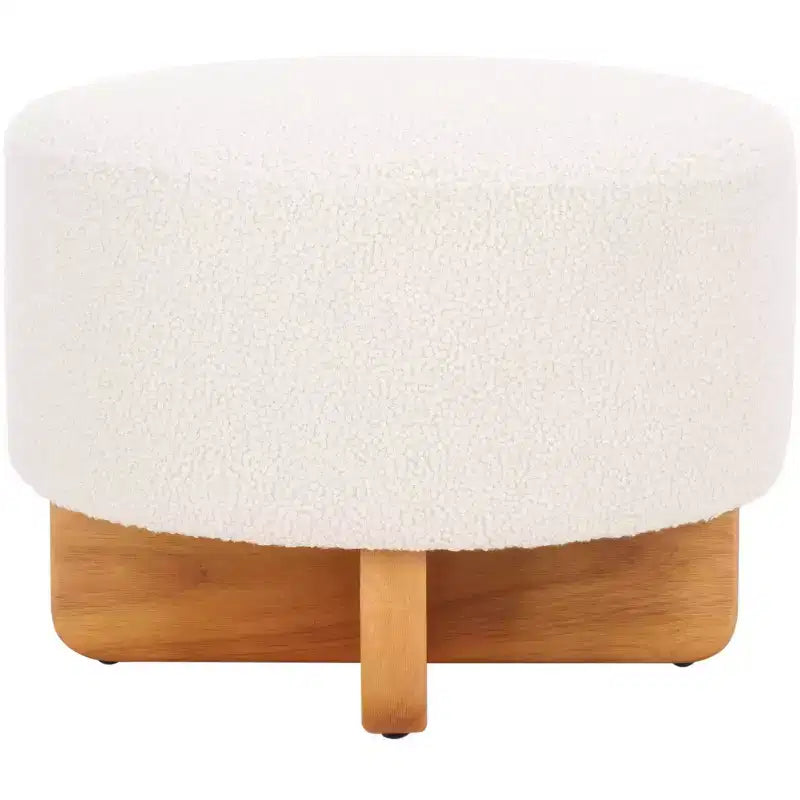 Pouf rond Riah Boucle - OTT4504 - Safavieh