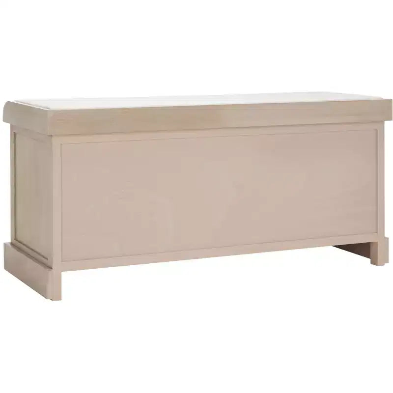 Banc de rangement Briar à 3 tiroirs avec coussin - BCH5700 - Safavieh