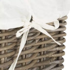 Panier à linge Amari à roulettes (lot de 2) - HAC6000 - Naturel - Safavieh