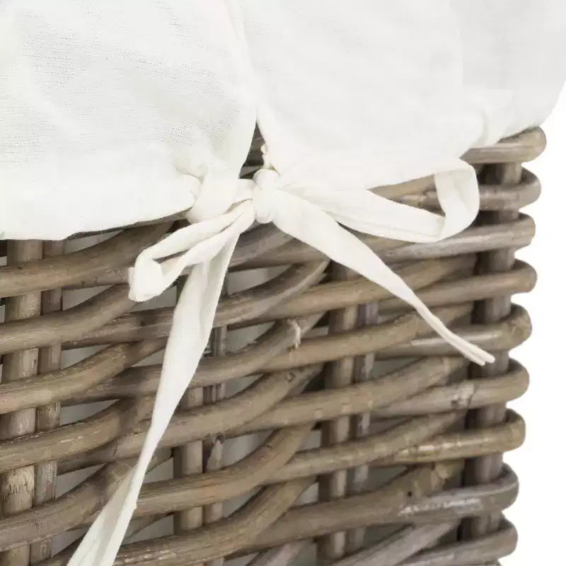 Panier à linge Amari à roulettes (lot de 2) - HAC6000 - Naturel - Safavieh