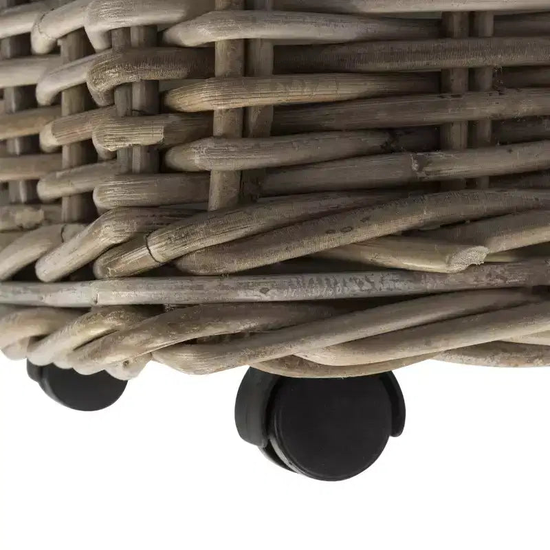 Panier à linge Amari à roulettes (lot de 2) - HAC6000 - Naturel - Safavieh