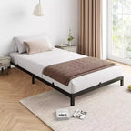 Whizmax Cadre de Lit 8 Pouces Queen/Full/Twin, Plateforme en Métal à Profil Bas, Support de Matelas, Silencieux, Montage Facile, Noir
