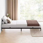 Whizmax Cadre de Lit 8 Pouces Queen/Full/Twin, Plateforme en Métal à Profil Bas, Support de Matelas, Silencieux, Montage Facile, Noir