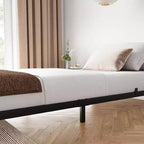 Whizmax Cadre de Lit 8 Pouces Queen/Full/Twin, Plateforme en Métal à Profil Bas, Support de Matelas, Silencieux, Montage Facile, Noir