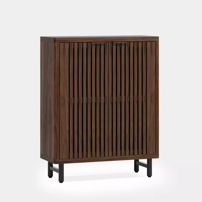 Lantine 6-Tier Shoe Cabinet with Louvered Doors