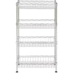 Gaston 4 Tier Mini Rack - Chrome - Safavieh