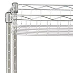 Mini étagère à 4 niveaux Gaston - Chrome - Safavieh