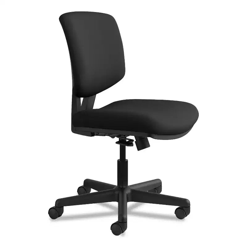 Chaise de travail HON Volt Series avec basculement synchronisé, supporte jusqu'à 113 kg, hauteur d'assise de 45,7 à 56,5 cm, noir