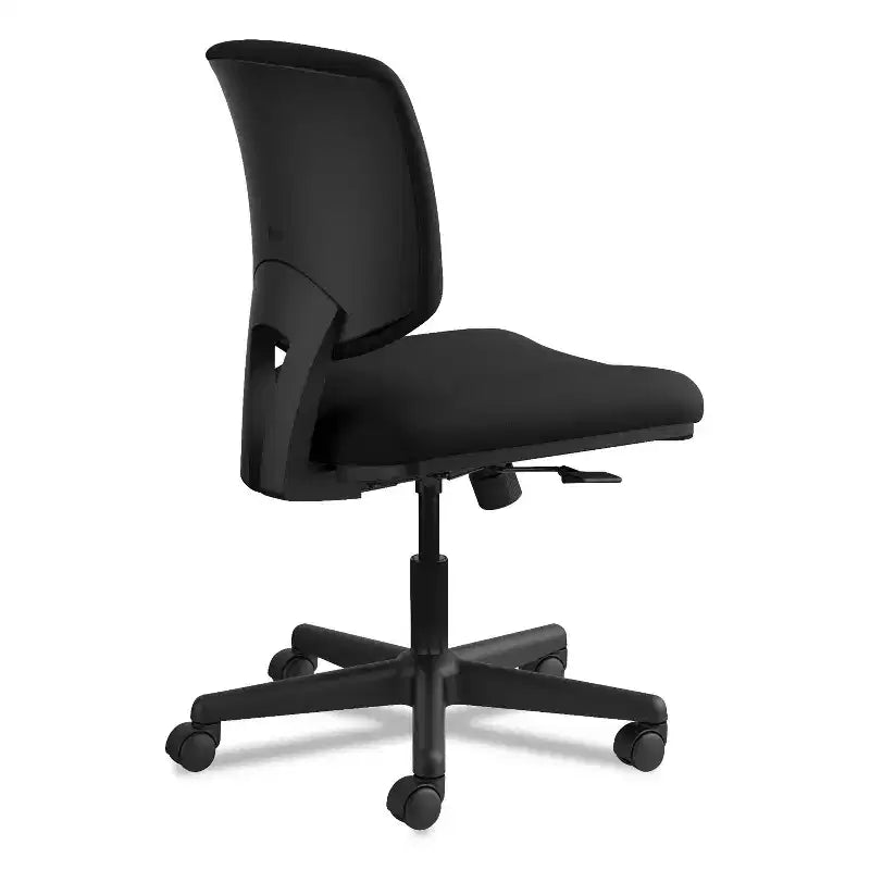 Chaise de travail HON Volt Series avec basculement synchronisé, supporte jusqu'à 113 kg, hauteur d'assise de 45,7 à 56,5 cm, noir
