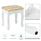 Coiffeuse avec tabouret