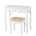 Coiffeuse avec tabouret