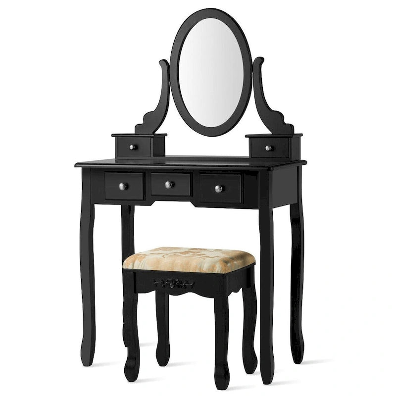 Coiffeuse avec tabouret