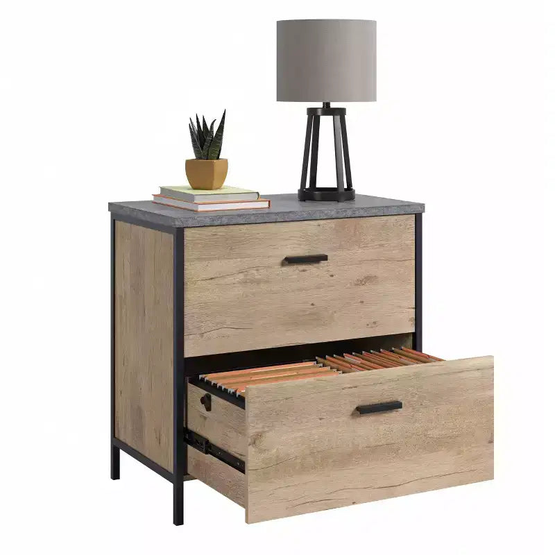 Sauder Market Commons Classeur 2 tiroirs