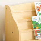 Présentoir de livres de table Guidecraft – Naturel : Présentoir de livres et de littérature et rangement de livres pour salle de classe pour enfants