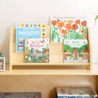 Présentoir de livres de table Guidecraft – Naturel : Présentoir de livres et de littérature et rangement de livres pour salle de classe pour enfants