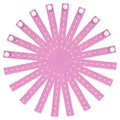 Unique Bargains Polyester Clothes Storage Elastic Band with Buttonhole for Drawer Blanket 20 Pcs