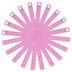 Unique Bargains Polyester Clothes Storage Elastic Band with Buttonhole for Drawer Blanket 20 Pcs