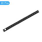 Unique Bargains Bande élastique de rangement en polyester avec boutonnière pour tiroir couverture 20 pièces