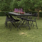 Table de banquet pliable en deux de 2,4 m (8 pi) COSCO