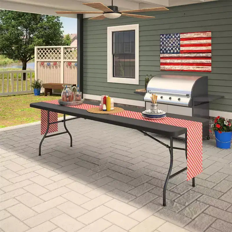 Table de banquet pliable en deux de 2,4 m (8 pi) COSCO