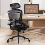 JIONJOY Chaise de bureau ergonomique réglable en hauteur | Noir