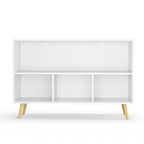 HOMLUX Étagère à Livres pour Enfants 2 Niveaux, Meuble de Rangement Jouets avec 3 Tiroirs, Rose/Gris/Bleu