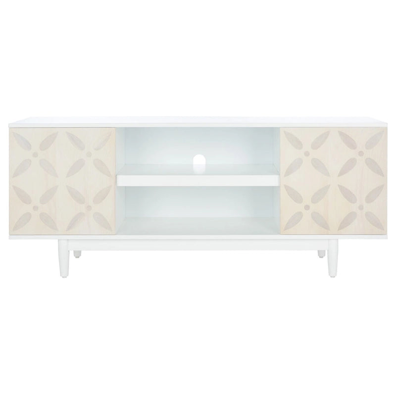 Meuble TV à motifs 3 étagères - 54 L x 15 P x 22 H