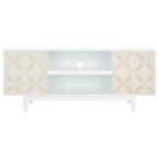Meuble TV à motifs 3 étagères - 54 L x 15 P x 22 H