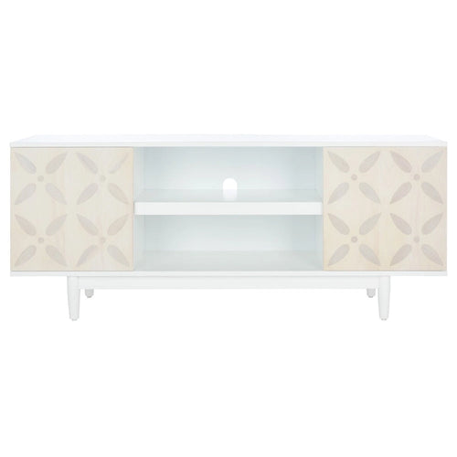 Meuble TV à motifs 3 étagères - 54 L x 15 P x 22 H