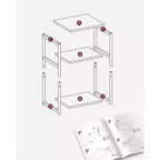 Table d'appoint, Petite table de bout, Table de chevet haute pour salon, chambre, bureau, salle de bain