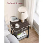 Table d'appoint, Petite table de bout, Table de chevet haute pour salon, chambre, bureau, salle de bain