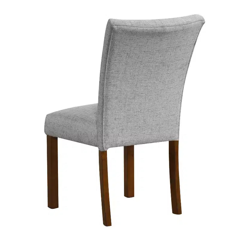 HomePop Lot de 2 chaises de salle à manger Parsons à dossier touffeté avec cadre en contreplaqué, capacité de 136 kg