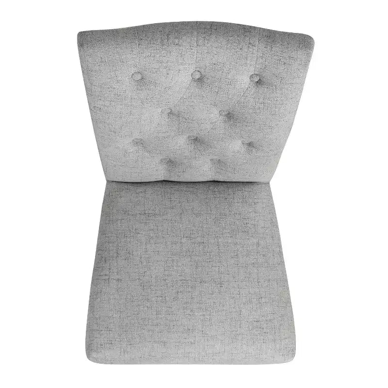 HomePop Lot de 2 chaises de salle à manger Parsons à dossier touffeté avec cadre en contreplaqué, capacité de 136 kg