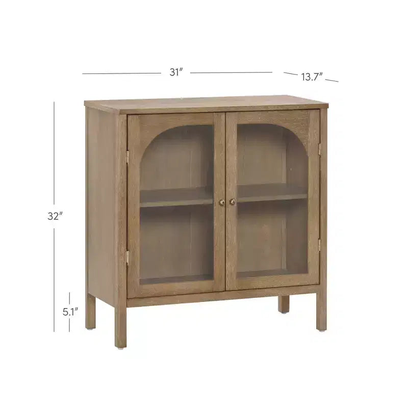 Nathan James Lot de 2 armoires console Mason avec portes