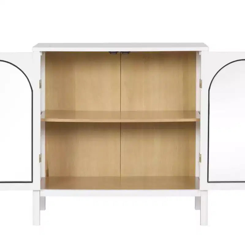 Nathan James Lot de 2 armoires console Mason avec portes