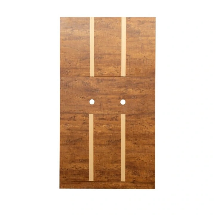 Grande armoire de style ferme rustique avec étagères, compartiment ouvert et tiroir, armoire de rangement autoportante