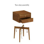 Nathan James Lot de 2 tables de chevet Harper