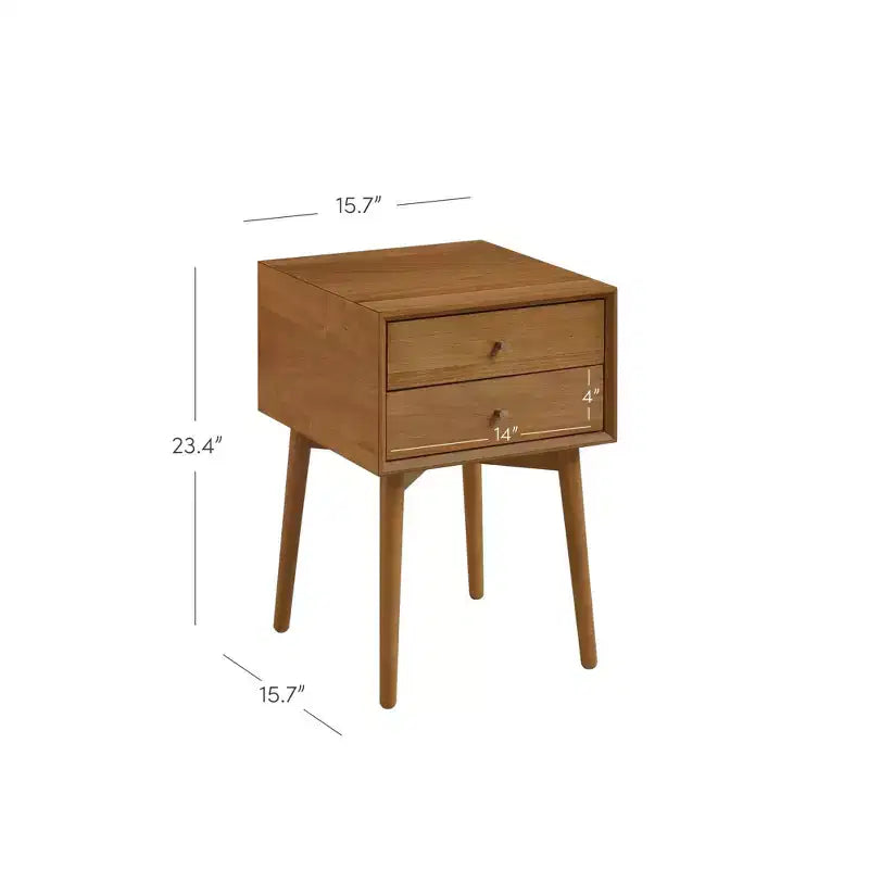 Nathan James Lot de 2 tables de chevet Harper