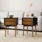 Nathan James Lot de 2 tables de chevet Harper