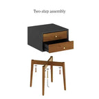 Nathan James Lot de 2 tables de chevet Harper